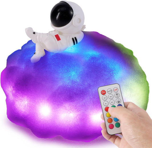 Astronaut Lamp With Rainbow Effect